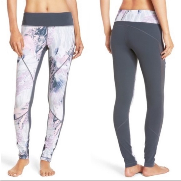 Zella Pants - Zella marble print athletic leggings